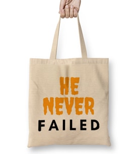 HE NEVER FAILED Bez Çanta Uzun Saplı