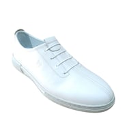 Lbr H1022 Erkek Hakiki Deri Kauçuk Antik Casual Ayakkabı (Kemik)