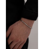 Sarp Model Unisex Beyaz Renk Çelik Bileklik