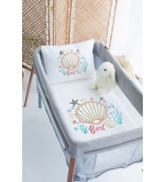 %100 Delux Pamuk Isme Özel 70x120 Park Yatak Nevresim Takımı