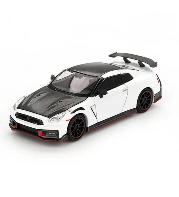 Mini GT 1/64 Nissan GT-R Nismo 2024 Brilliant White Pearl