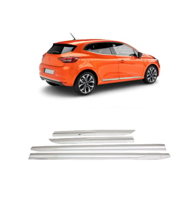 Renault Clio 5 Yan Kapı Çıtası - Krom (4 Parça)  2019-2022 Arası, HB