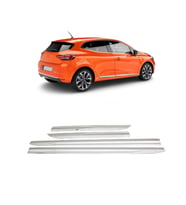 Renault Clio 5 Yan Kapı Çıtası - Krom (4 Parça)  2019-2022 Arası, HB