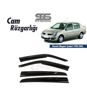 Cam Rüzgarlığı Renault Clio 2 1998-2006  Mügen Tip Piano Black