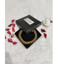Bombe Örme Bileklik (Gold)