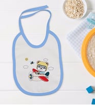 BK Kids Mavi Bebek Mama Önlüğü - Model 125