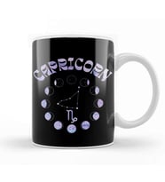 Zodiac Sign Capricorn Kupa Bardak Porselen