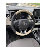 DİKİŞLİ DERİ DİREKSİYON KILIFI NOKTALI DERİ/BEJ DERİ HIZLI KARGO