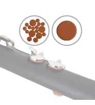 KLARNET AKS GUDERİ TAKIM DERİ KAHVE (RPC17LB)