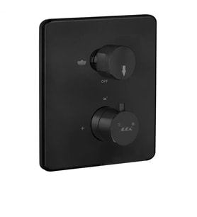 Eca Mat Siyah Termostatik Ank Banyo/Duş 2 Yol S.Ü 102167215C1-KDE