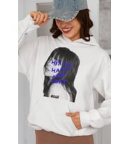 Hit Me Hard And Soft Billie Eilish Baskılı Unisex Oversize Şarkıcı Hoodie