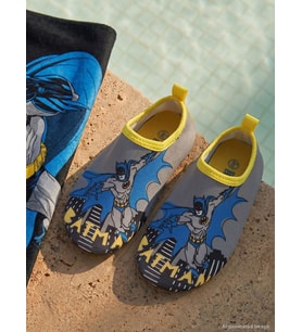 Batman Baskılı Tabanlı 26-30 Numara Deniz Ayakkabısı - Gri