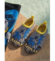 Batman Baskılı Tabanlı 26-30 Numara Deniz Ayakkabısı - Gri