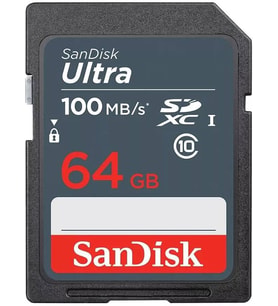 SanDisk Ultra 64GB SDXC Memory Card 100MB/s