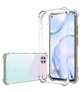 Huawei P40 Lite Kılıf Şeffaf Nitro Anti Shock Kapak (Renksiz)