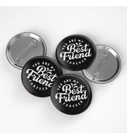 Best Friend Buton Rozet 3 adet