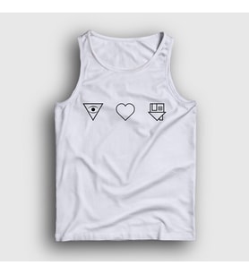 Presmono Unisex Beyaz Logo V2 The Neighbourhood Atlet 176098tt (Beyaz)