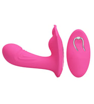 12 Fonksiyonlu USB Şarjlı Uzaktan Kumandalı G-Spot Vibratör - Walker (Pembe)