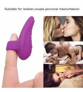 Vücut İçin Güvenli Malzemeden Üretilen Titreşimli Parmak Finger Vibratör