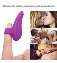 Vücut İçin Güvenli Malzemeden Üretilen Titreşimli Parmak Finger Vibratör