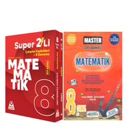 Örnek Akademi 8. Sınıf Süper İkili Matematik Seti ve Okyanus Master Soru Bankası Seti 2 Kitap