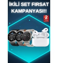 Aynalı Bluetooth Kulaklık Yeni Nesil Akıllı Saat Titreşimli Nabız Ölçer Spor Modları