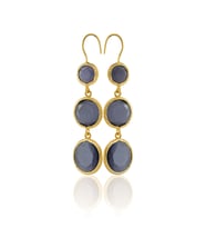 Kadir Jewellery 22 Ayar Altın Kaplama Vintage Küpe -El İşçiliği Ve Hipoalerjenik Küpe