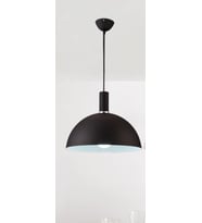 Rys Retro Metal Siyah Dekoratif Rustik Kafe Mutfak Sarkıt Avize çap 40 cm