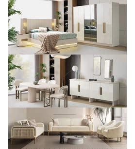 İCON MDF DÜĞÜN PAKETİ (Beyaz)