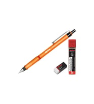 Rotring Okul Seti Visuclick Versatil + Uç Silgi 0.7 MM Turuncu
