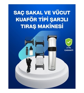Mey İthalat® Paslanmaz Çelik Bıçaklı Tıraş Makinesi – Keskin ve Dayanıklı