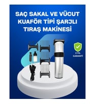 Mey İthalat® Paslanmaz Çelik Bıçaklı Tıraş Makinesi – Keskin ve Dayanıklı