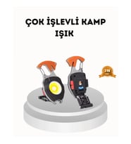 Mey İthalat® Şarj Edilebilir Çok Amaçlı Mini Fener – Güvenlik Düdüklü, Kompakt ve Hafif Tasarım