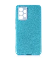 Samsung Galaxy A53 5G Kılıf Simli Parlak Shining Kapak (Mavi)