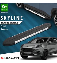 S-Dizayn Ford Puma Skyline Aluminyum Yan Basamak 173 Cm 2019 Üzeri A+ Kalite