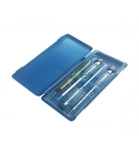 AEK-Tech 3'lü Set Termometreli Alkol.metre 0-40-70-100