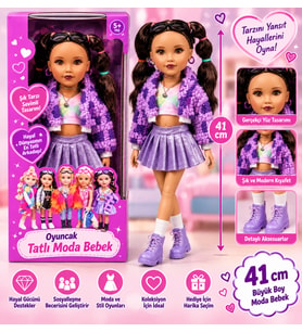 Oyuncak Tatlı Moda Bebek 41 cm