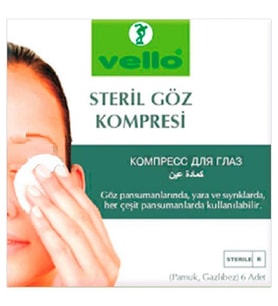 Vello Hypoallergenic Eye Pad Large