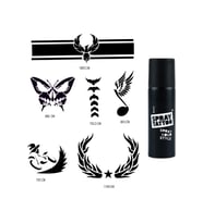 Kol ve Kanat Spray Tattoo Geçici Sprey Dövme Seti