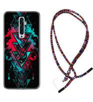 Oppo Reno 2Z 4 Lite 4 Pro 5 6 7 A31 Kılıf Boyun Asklı Rasta Silikon Down 1719