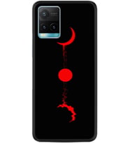 Vivo Y11S Y21S Y20 Y20S Y70 Kılıf Desemli Silikon Red Moon 1710