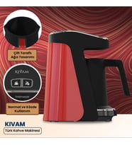 Goldmaster GM8380K Kıvam Geniş Hazne Kırmızı Türk Kahve Makinesi