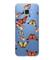 PrintiFy Samsung Galaxy S8 Plus ile Uyumlu 1mm Slim Fit Water Color 2 Baskılı Şeffaf  Kılıf