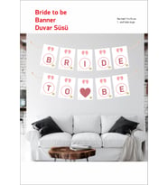 Bride to be Banner Flama Demonte 1.3 mt