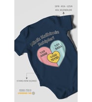Aileye Özel Kısa Kollu Bebek Body %100 Pamuk