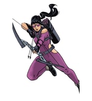 Kate Bishop Ahşap Poster Dekoratif