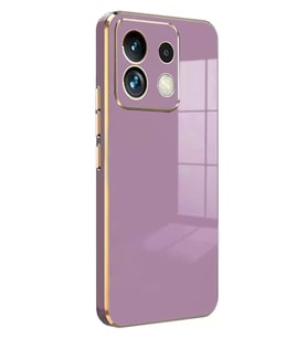 Newface Xiaomi Poco M6 Pro 4G Kılıf Volet Silikon - Mor