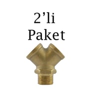 Brio Hava Hortum 2'Li Çatal 1/2 2'li Paket