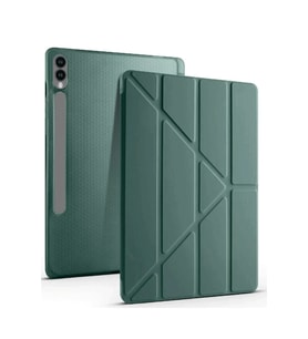 Newface Samsung Galaxy X610 Tab S9 FE Plus 12.4 Kılıf Kalemlikli Mars Tablet Kılıfı - Koyu Yeşil