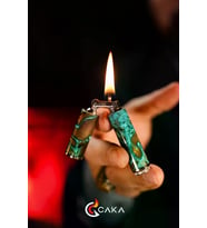 Caka Lighter ODKKA Turquiose Benzinli Çakmak - CKL-071